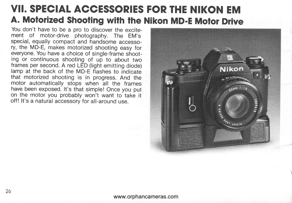 Nikon EM User Manual | Page 26 / 34