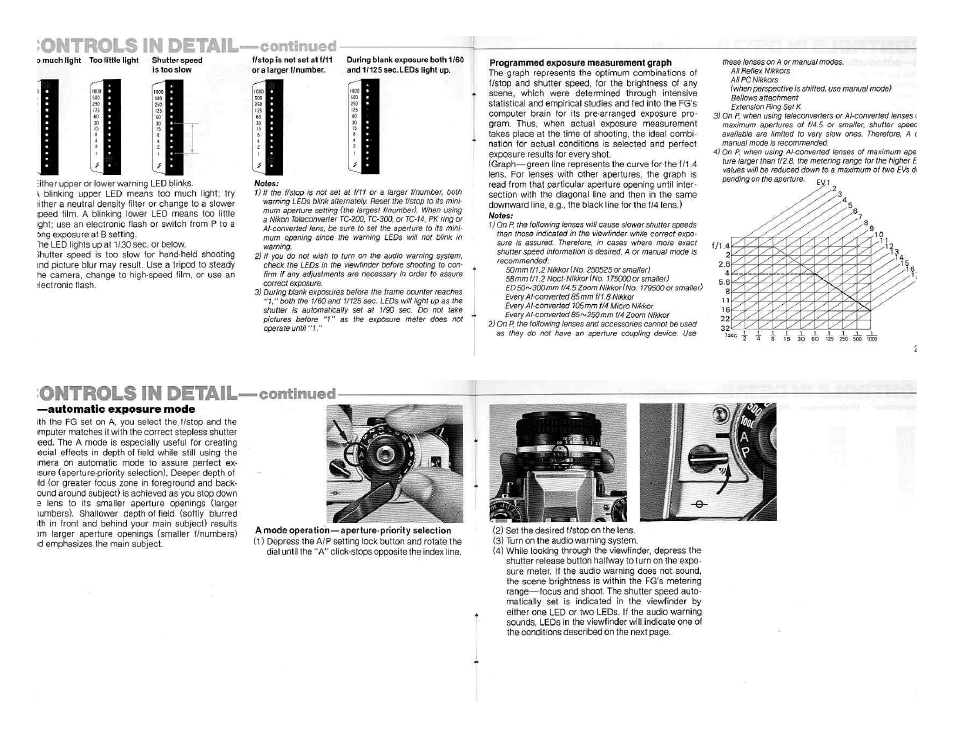 A a set the asaiiso film speed dial 29, 1a hold the camera steady | Nikon FG User Manual | Page 8 / 34