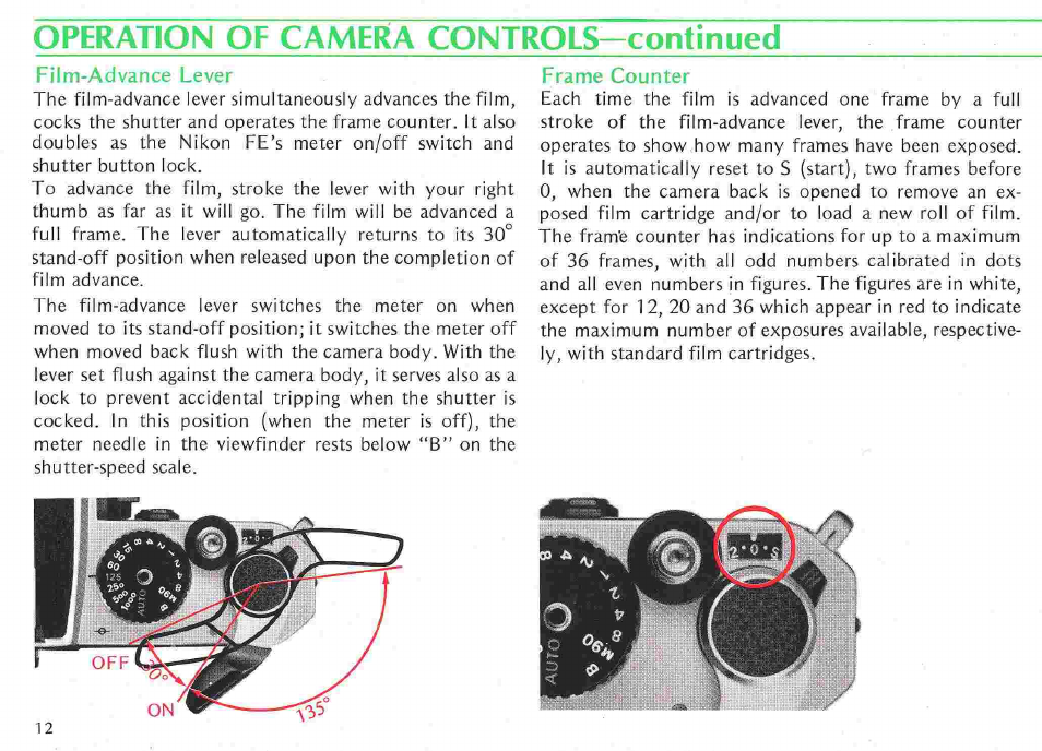 Nikon fe User Manual | Page 12 / 49