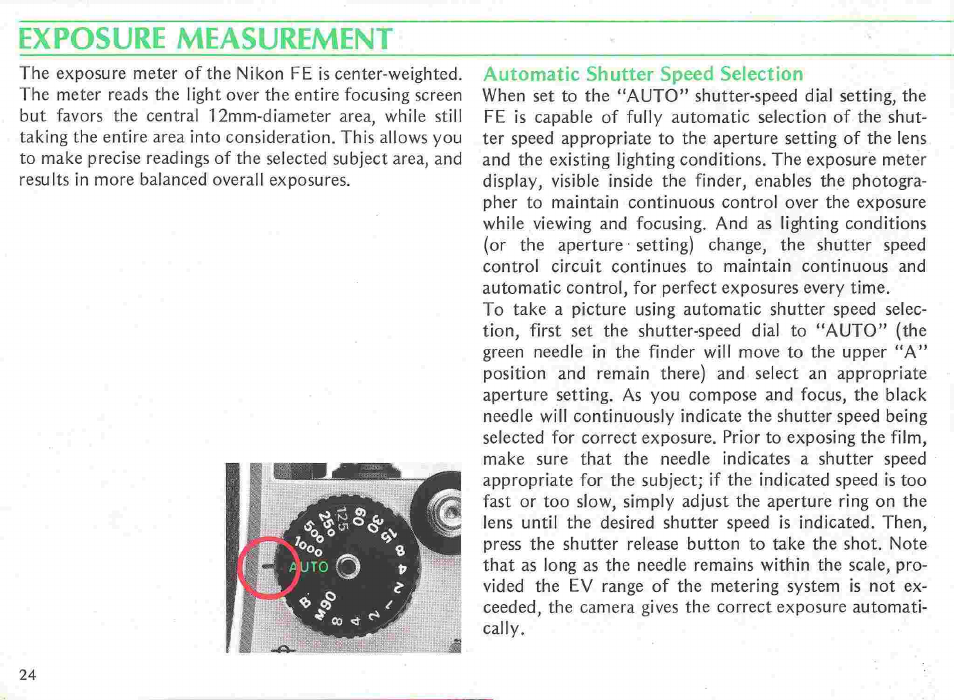 Nikon fe User Manual | Page 24 / 49