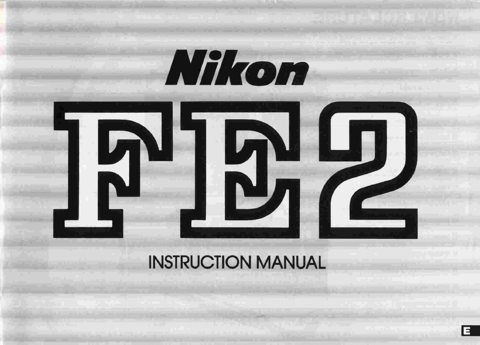 Nikon fe2 User Manual | 66 pages