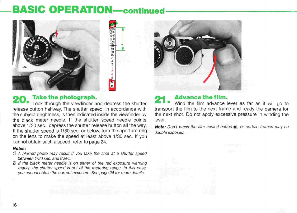 Nikon fe2 User Manual | Page 16 / 66