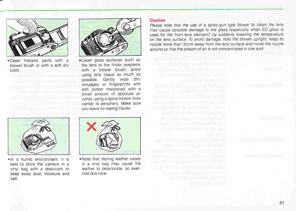 Tips on battery use | Nikon fe2 User Manual | Page 61 / 66