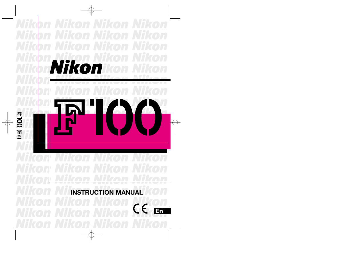 Nikon F100 User Manual | 57 pages