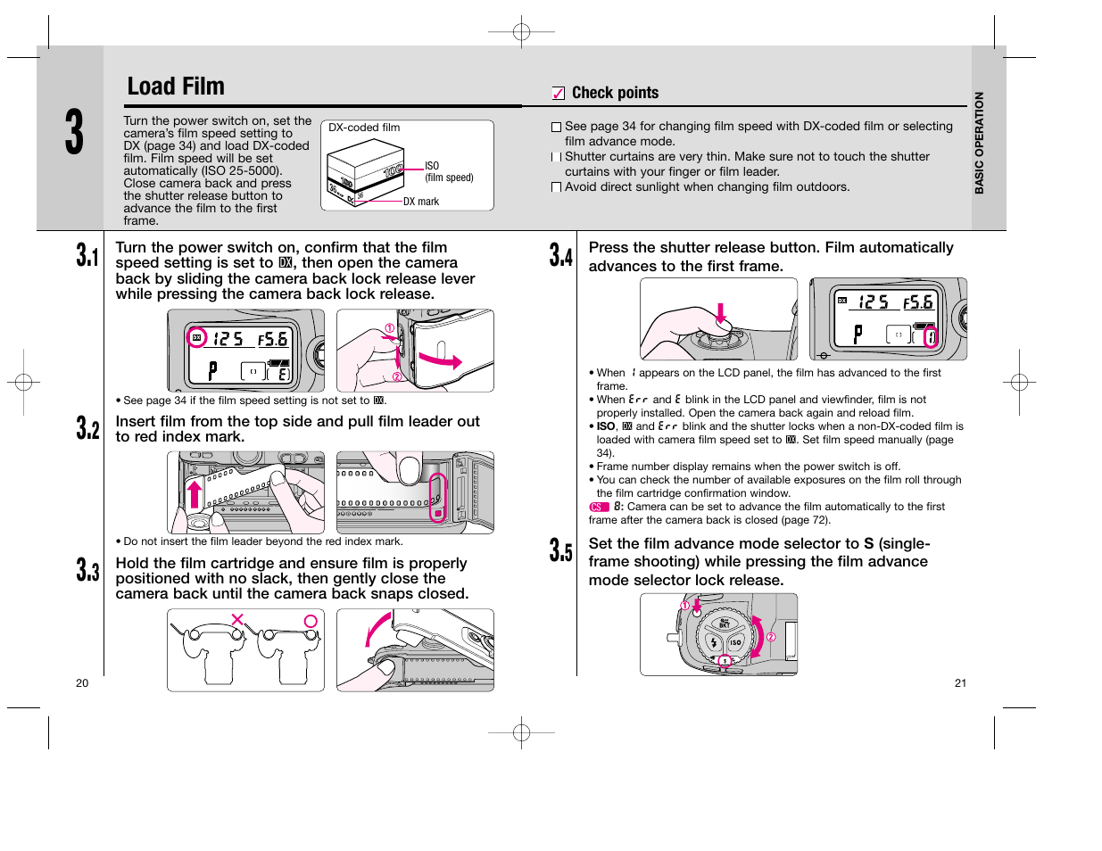 Load film | Nikon F100 User Manual | Page 11 / 57