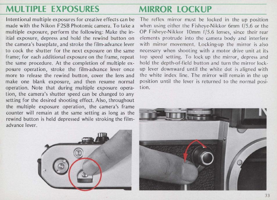 Nikon f2 User Manual | Page 33 / 70