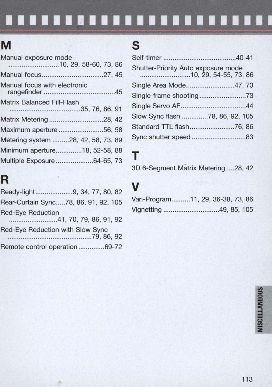 Nikon n65 User Manual | Page 113 / 116