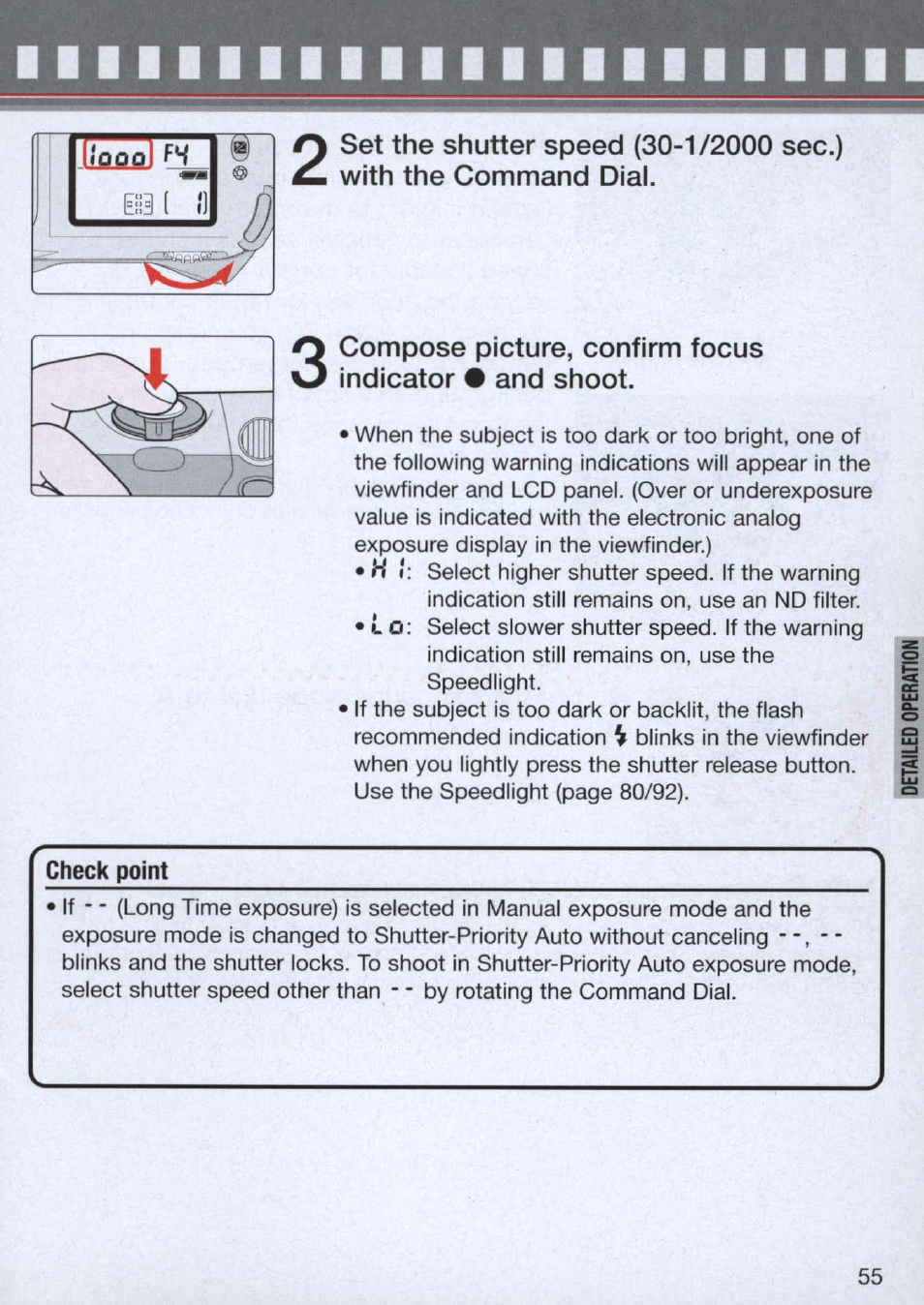 Check point, Eiii( il | Nikon n65 User Manual | Page 55 / 116