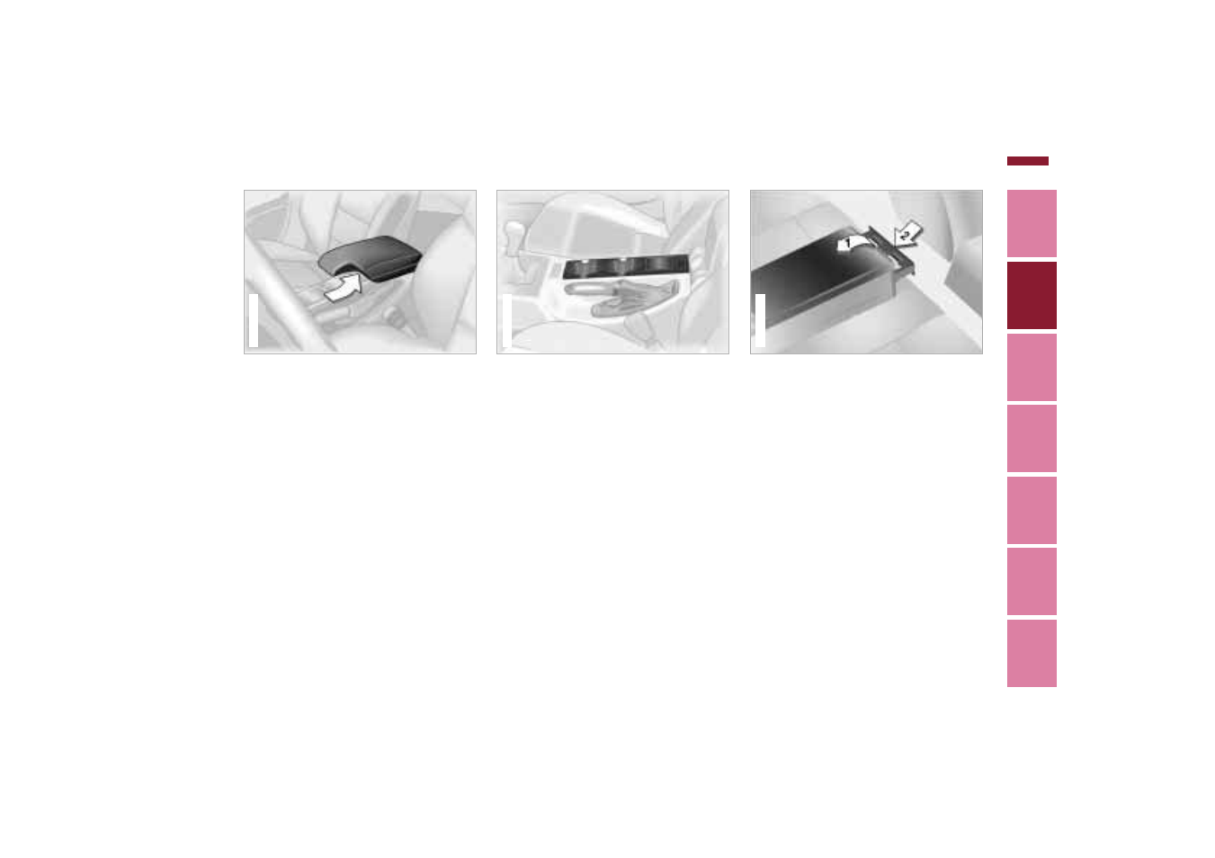 Storage compartments | BMW 2006 bmw 325i User Manual | Page 105 / 211