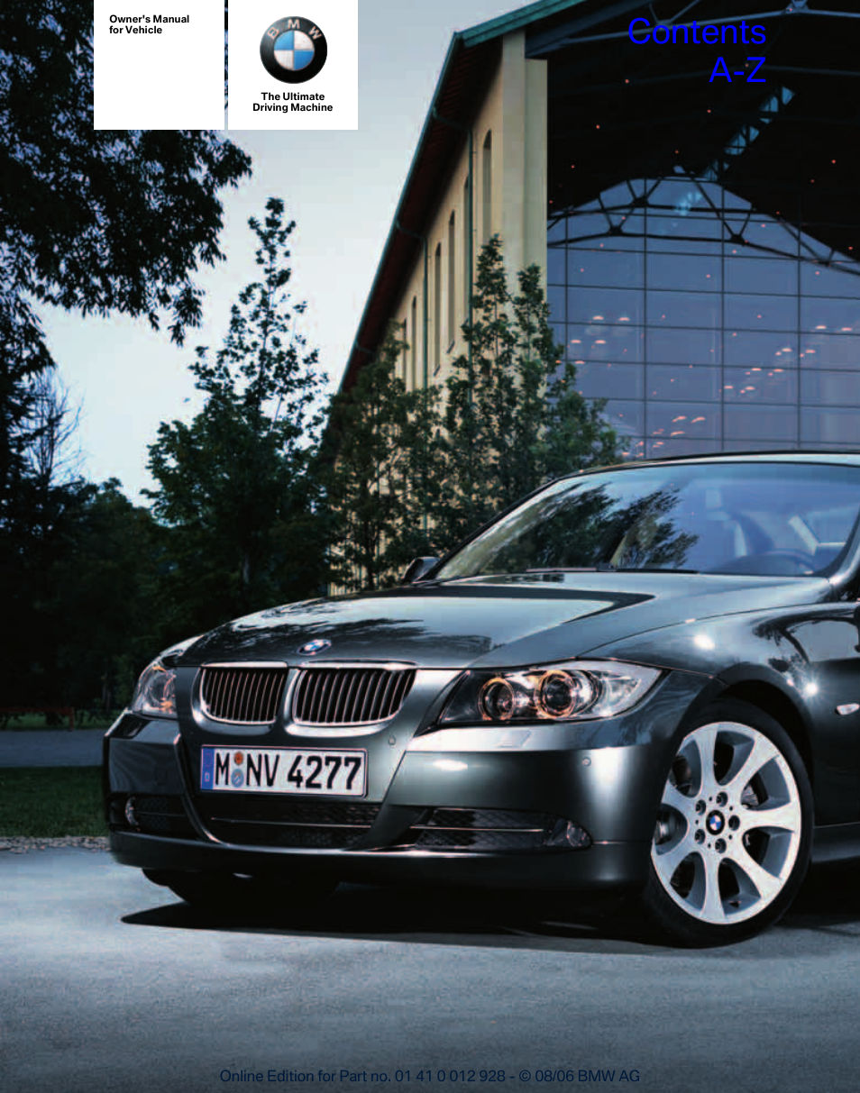 BMW 2007 bmw 328i User Manual | 268 pages