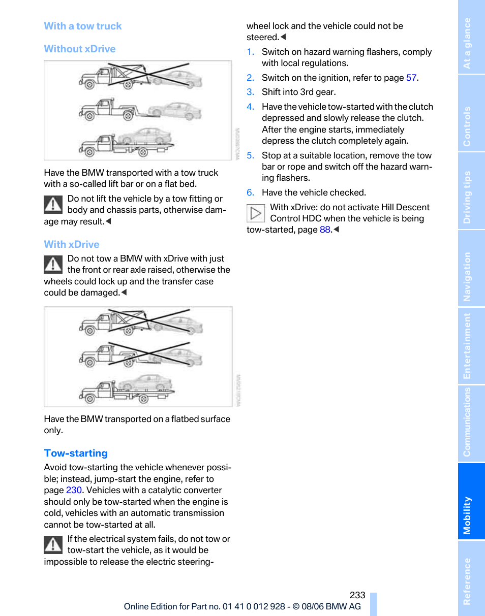 BMW 2007 bmw 328i User Manual | Page 235 / 268