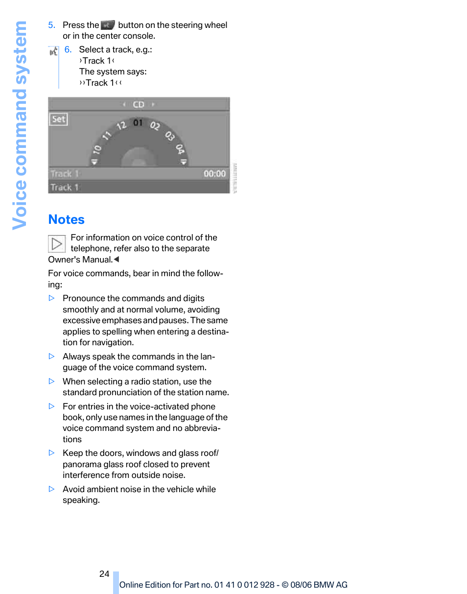 Notes | BMW 2007 bmw 328i User Manual | Page 26 / 268