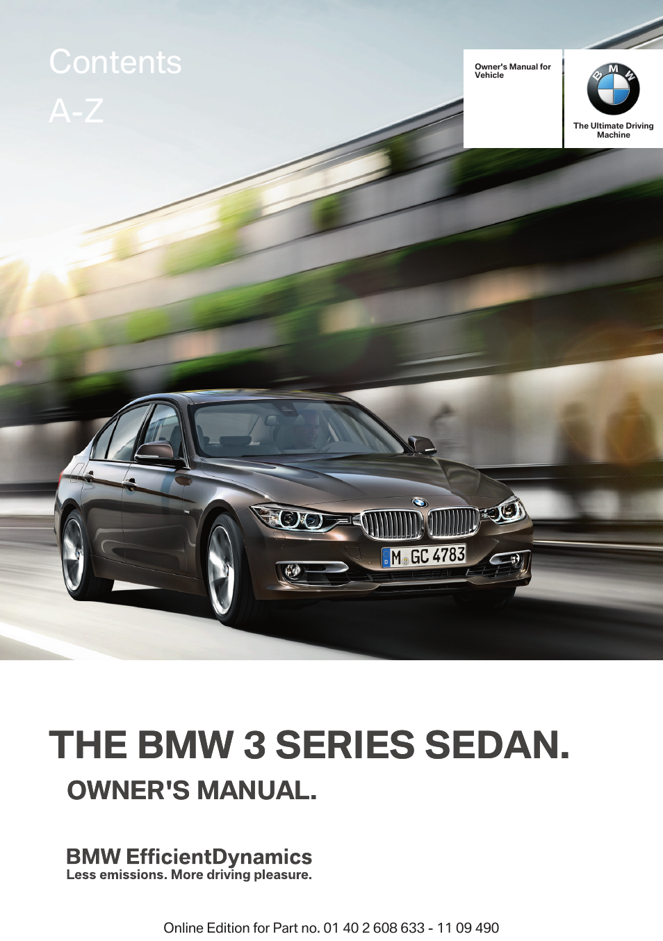 BMW 2007 bmw 328i User Manual | 325 pages