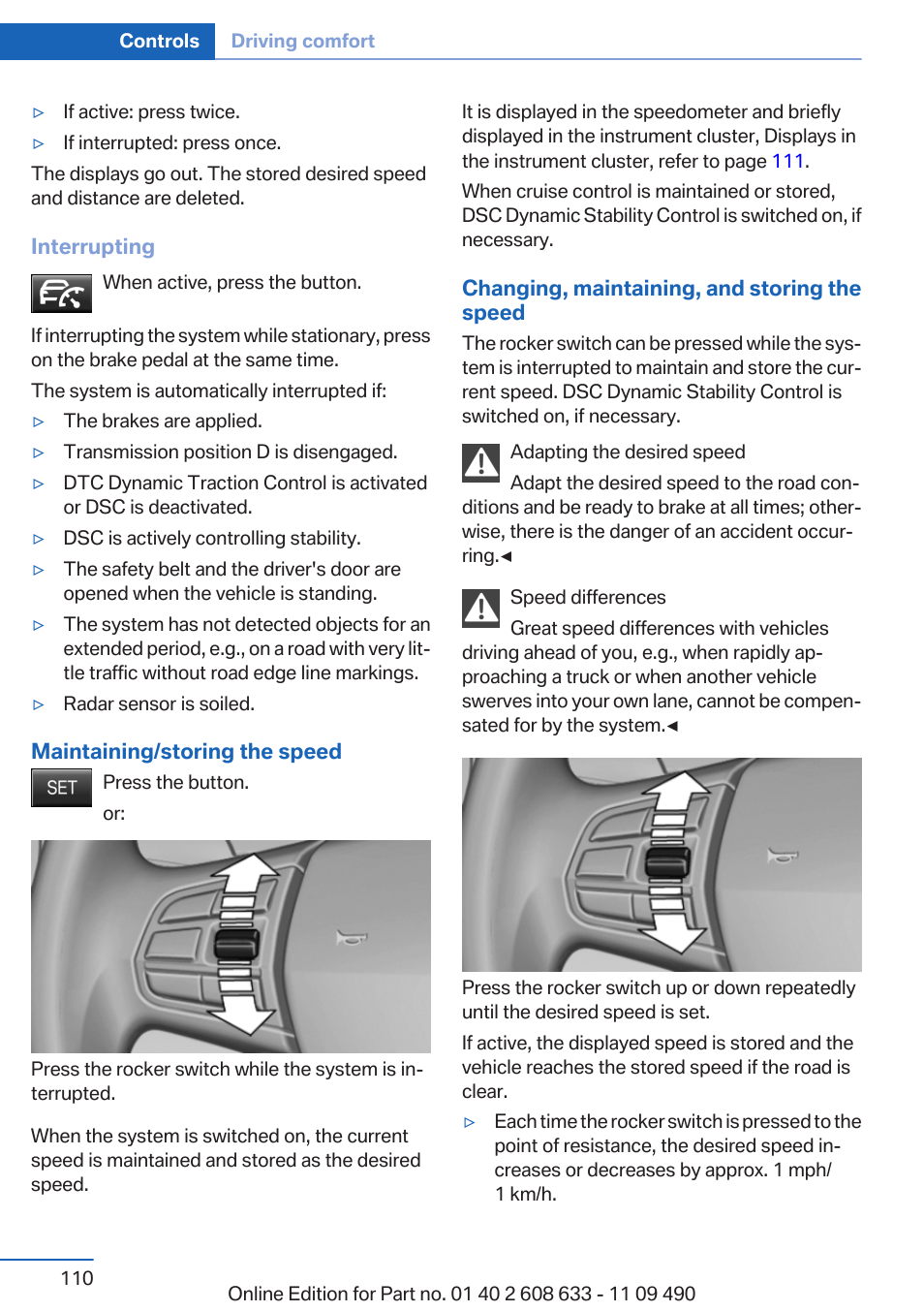 BMW 2007 bmw 328i User Manual | Page 110 / 325