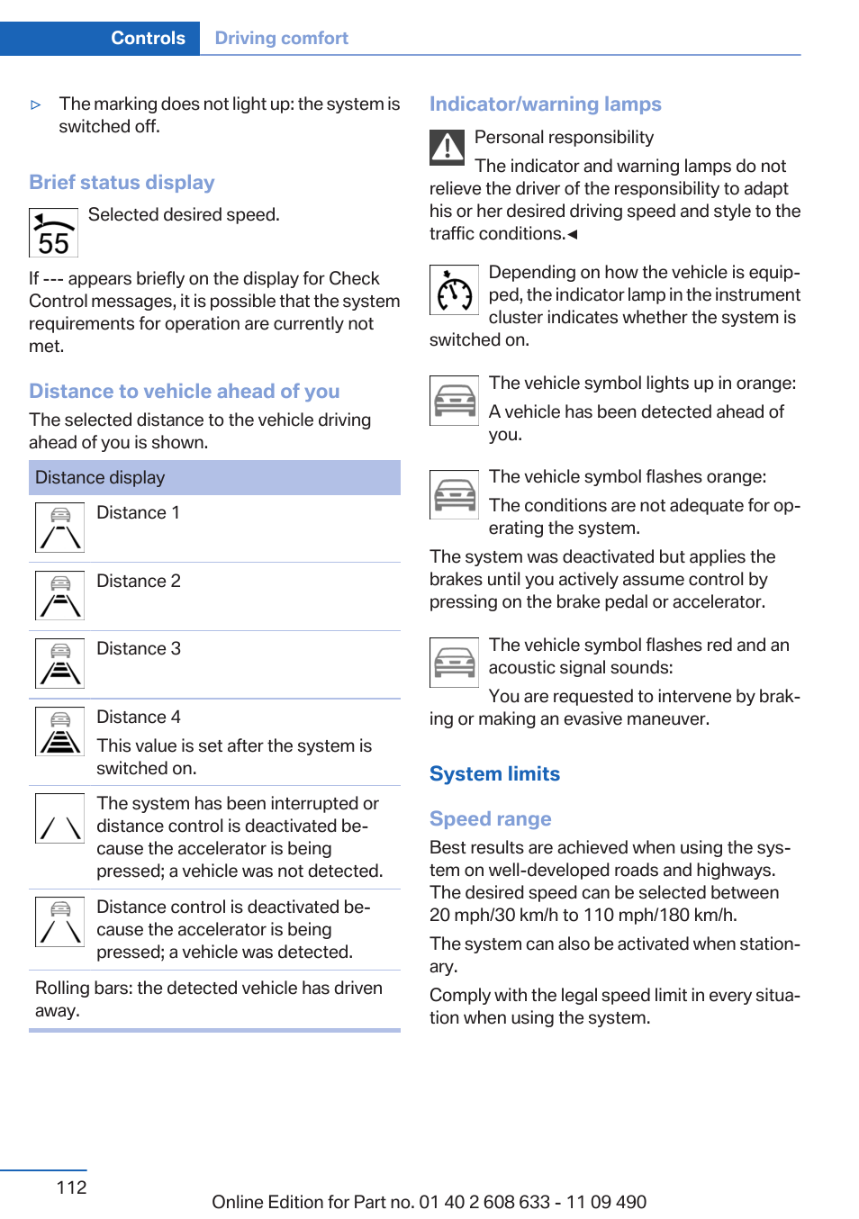 BMW 2007 bmw 328i User Manual | Page 112 / 325