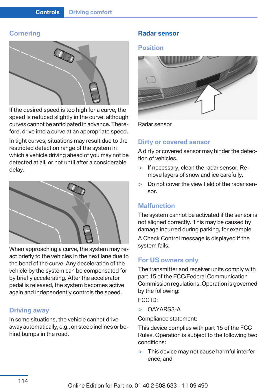 BMW 2007 bmw 328i User Manual | Page 114 / 325