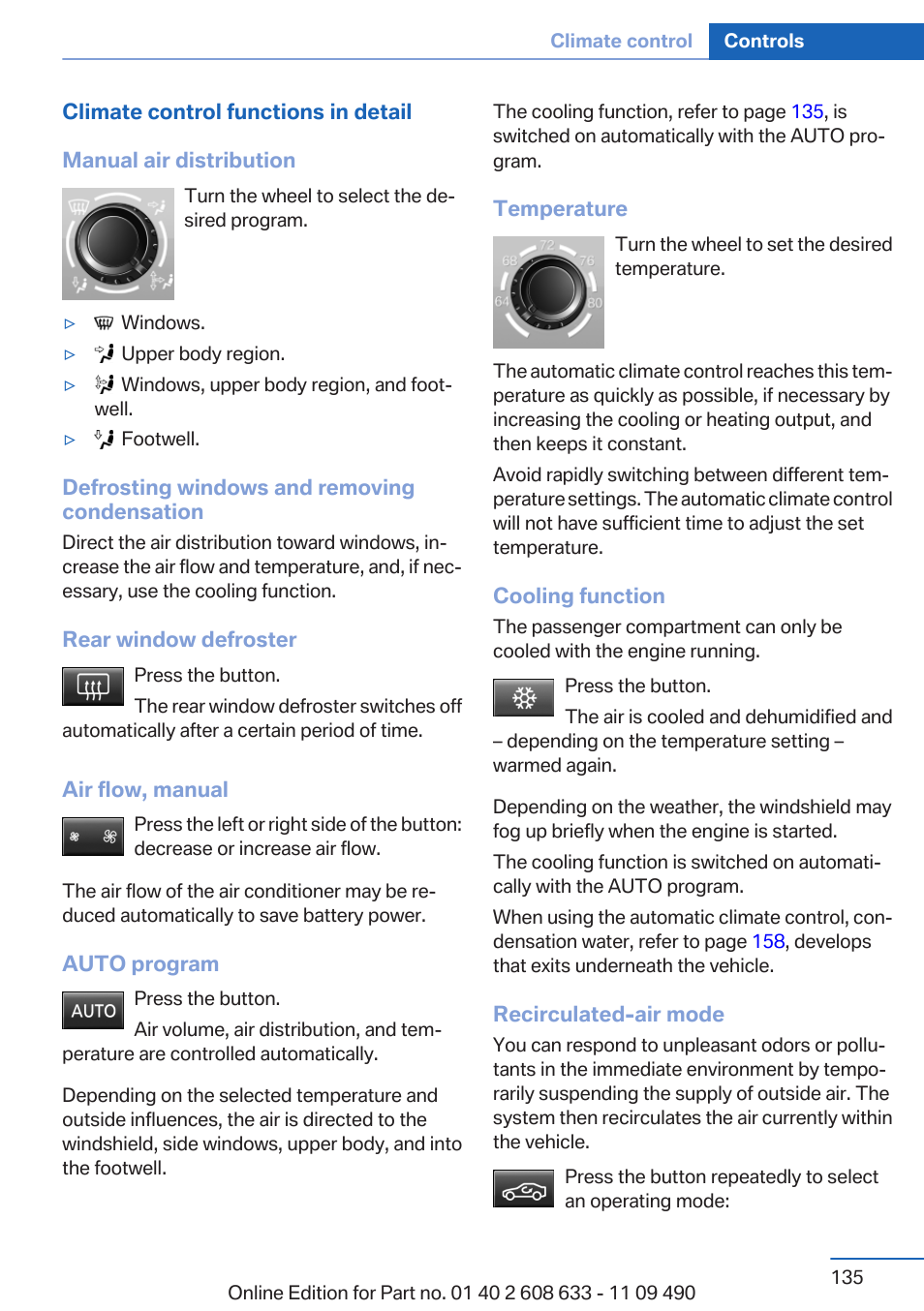 BMW 2007 bmw 328i User Manual | Page 135 / 325