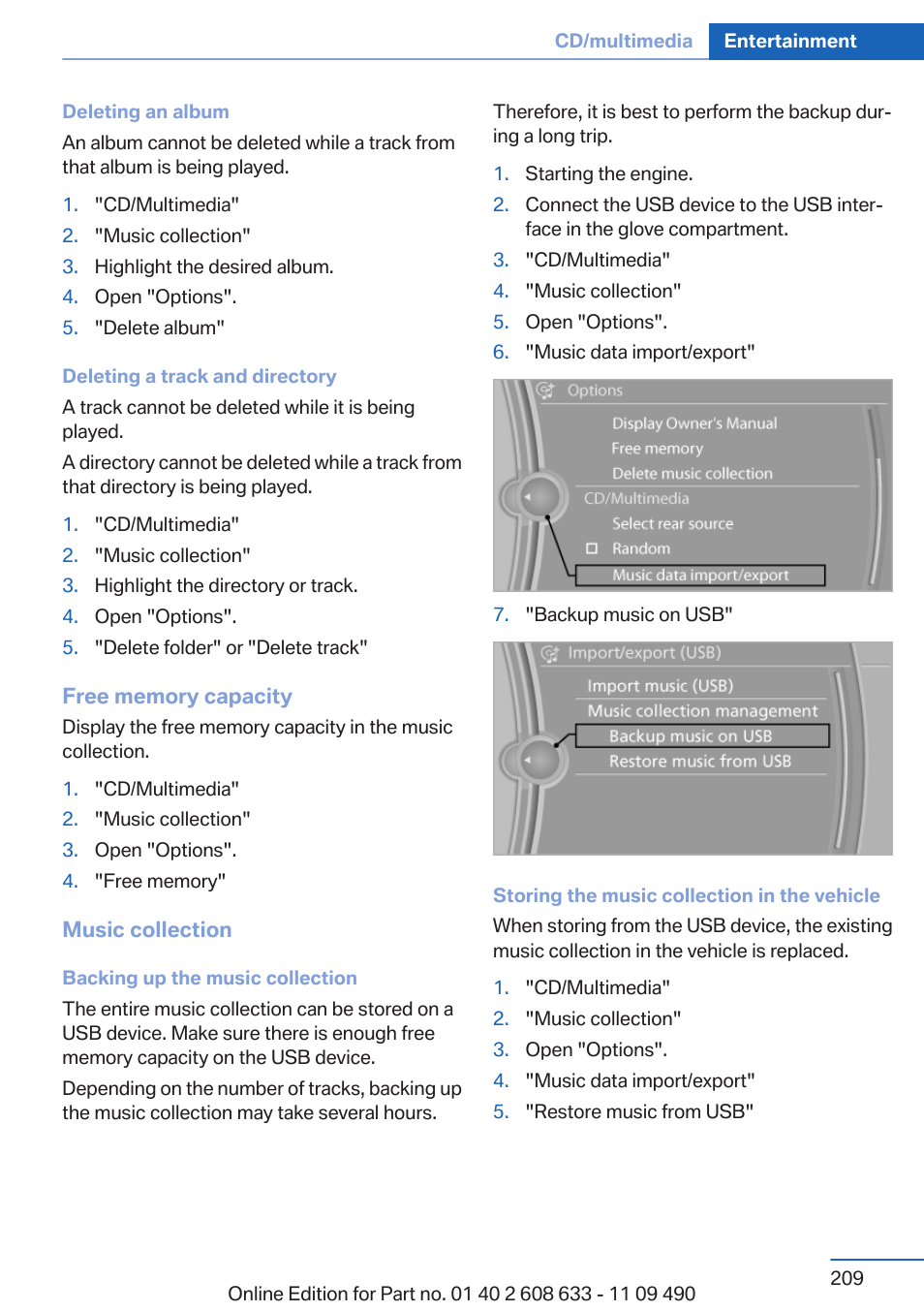 BMW 2007 bmw 328i User Manual | Page 209 / 325