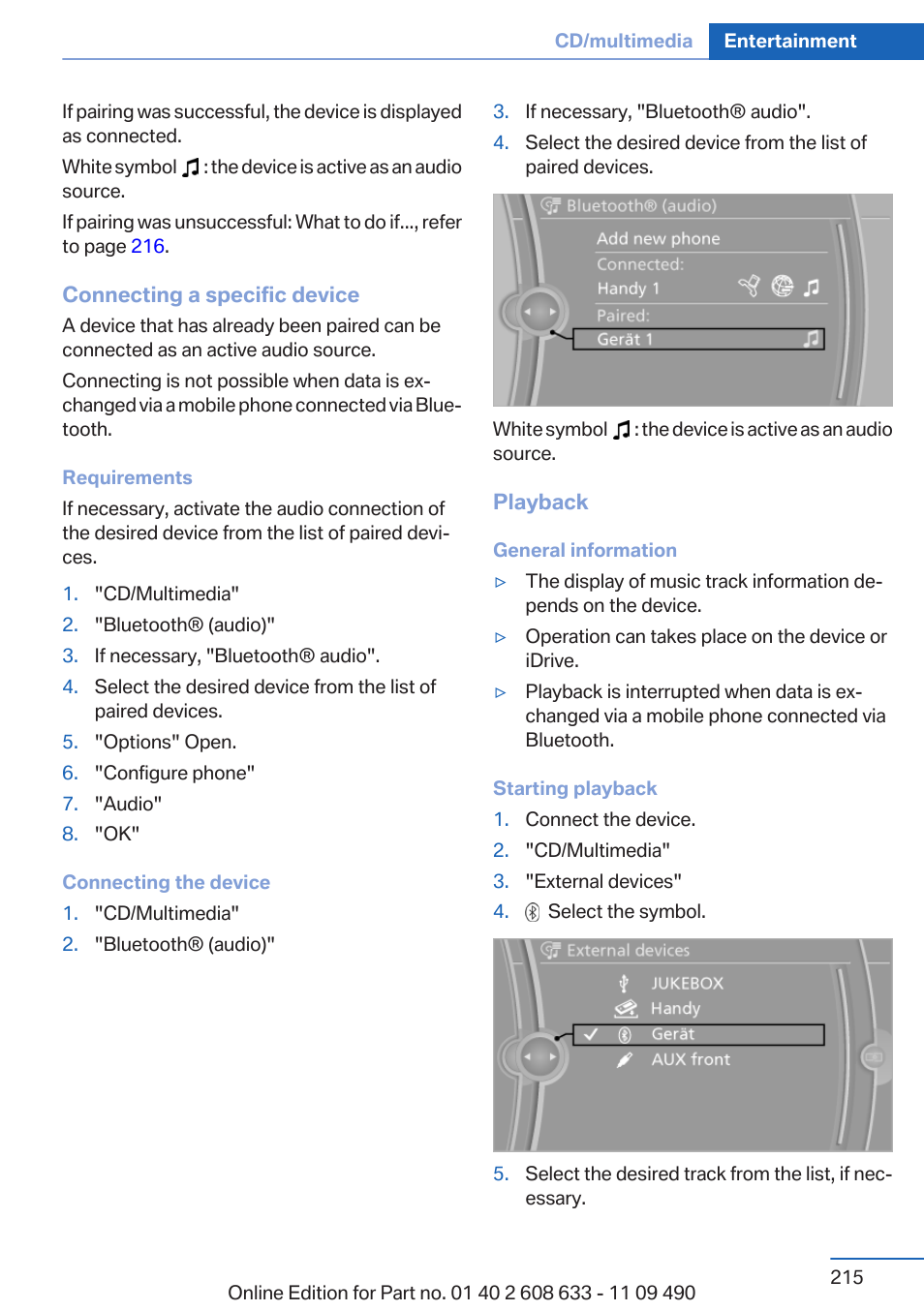 BMW 2007 bmw 328i User Manual | Page 215 / 325