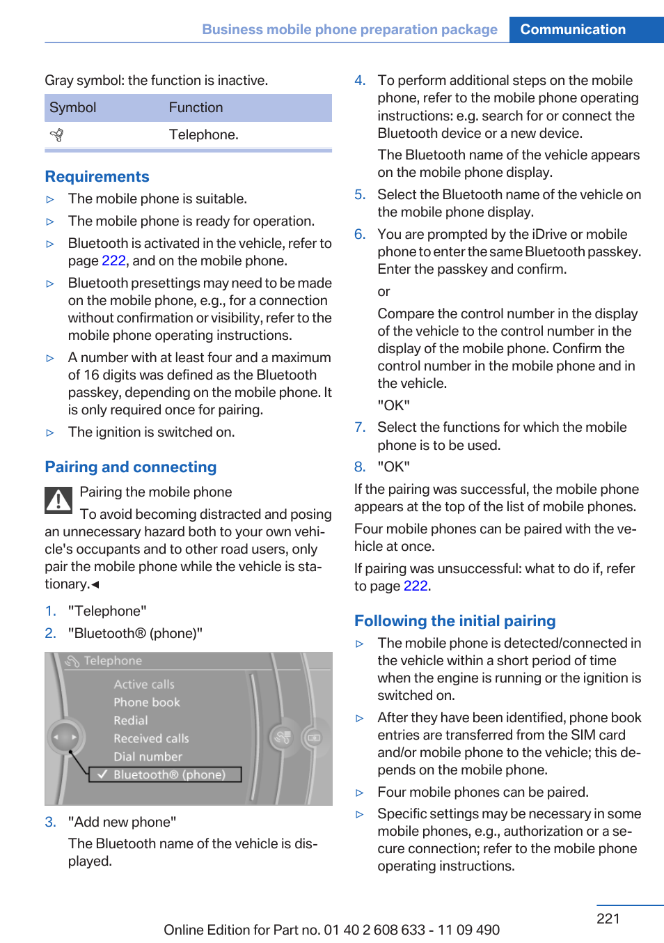 BMW 2007 bmw 328i User Manual | Page 221 / 325