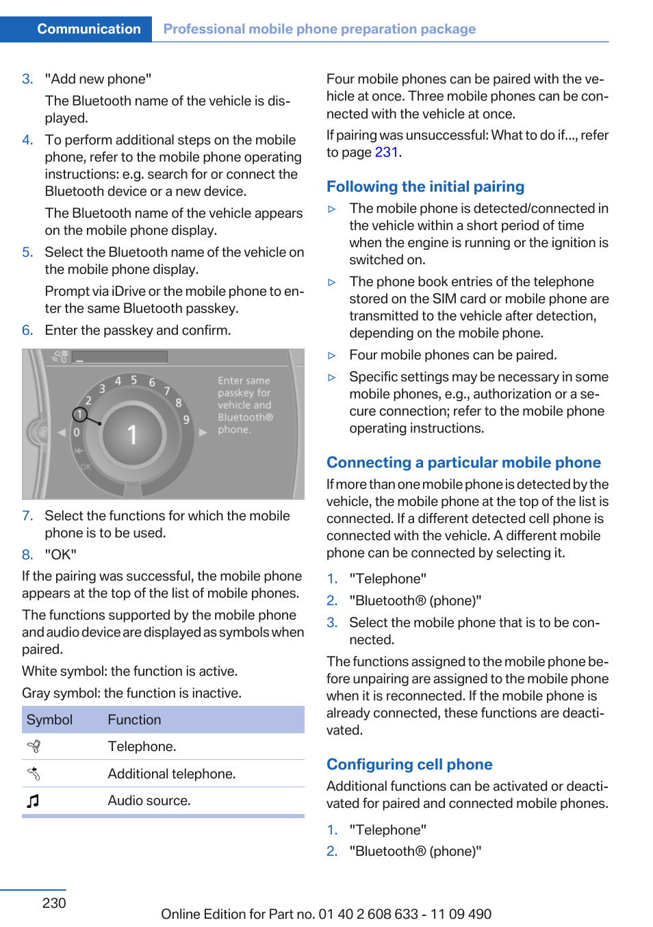 BMW 2007 bmw 328i User Manual | Page 230 / 325