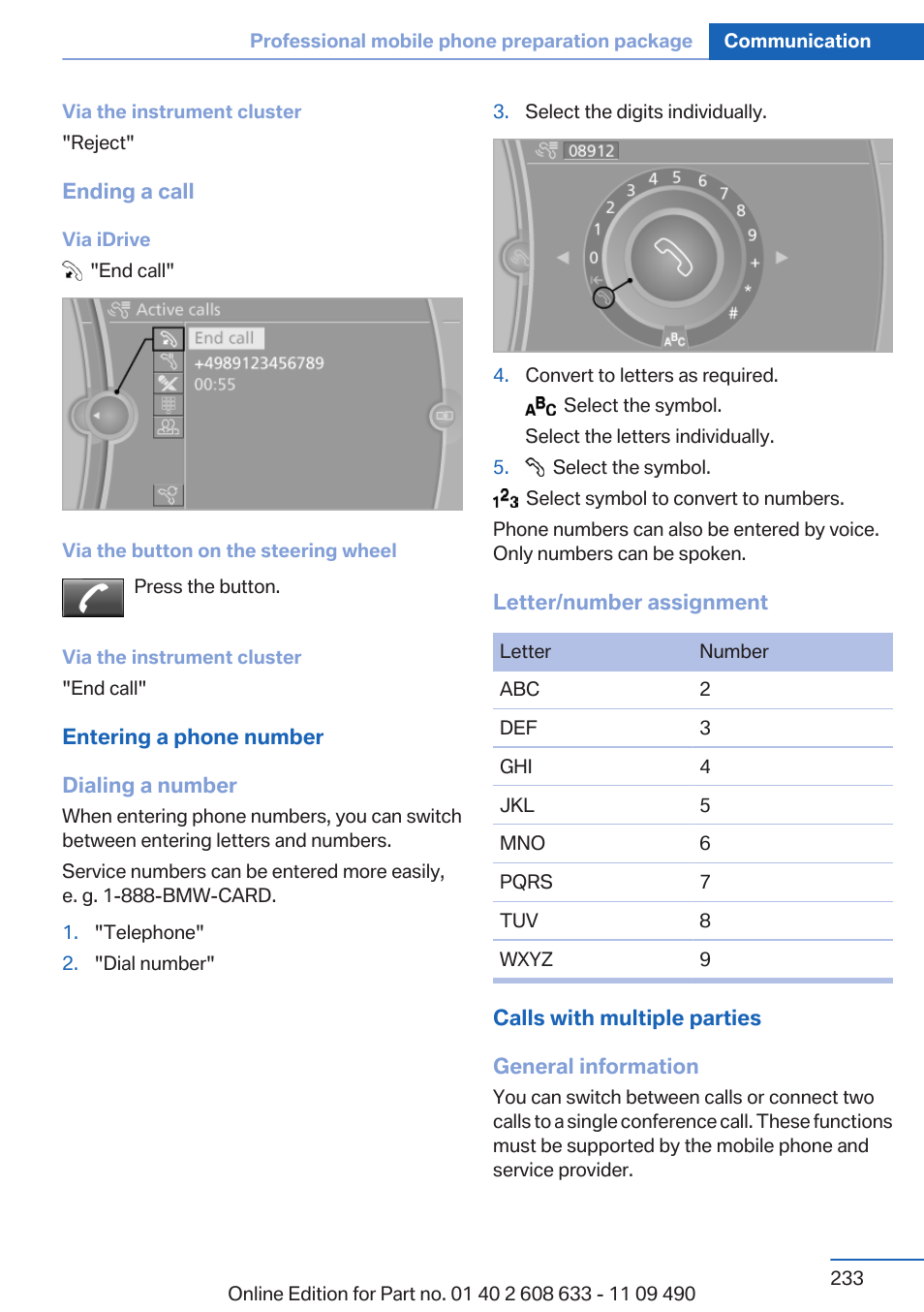 BMW 2007 bmw 328i User Manual | Page 233 / 325