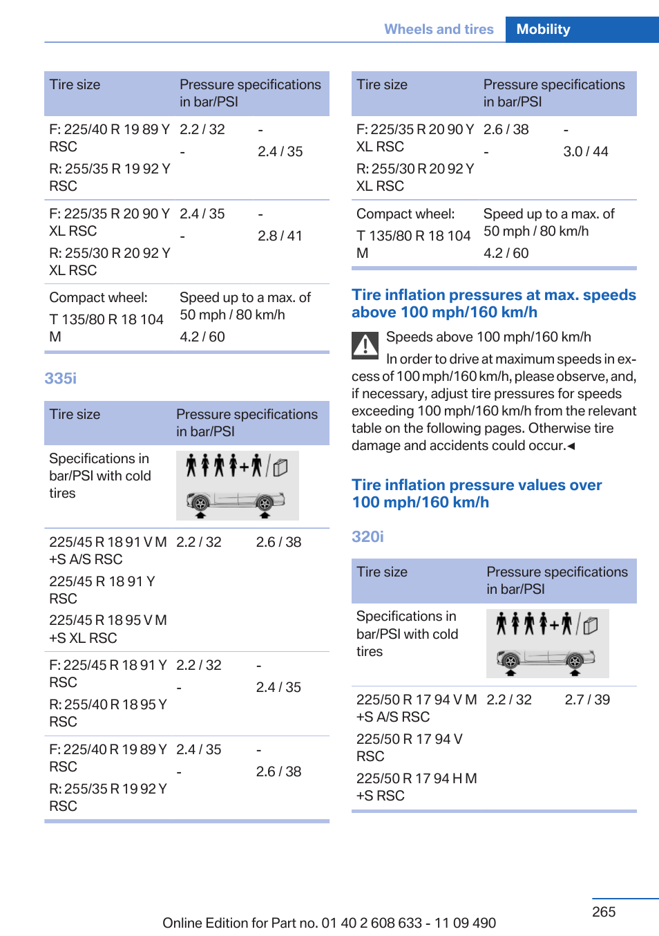 BMW 2007 bmw 328i User Manual | Page 265 / 325