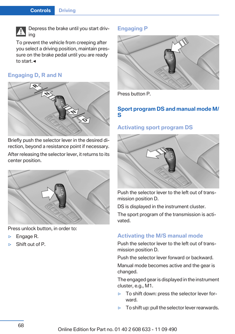 BMW 2007 bmw 328i User Manual | Page 68 / 325