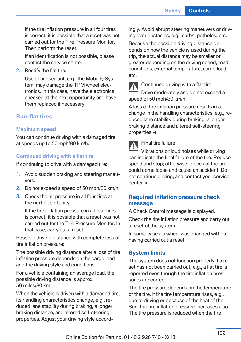 BMW X5 User Manual | Page 109 / 265