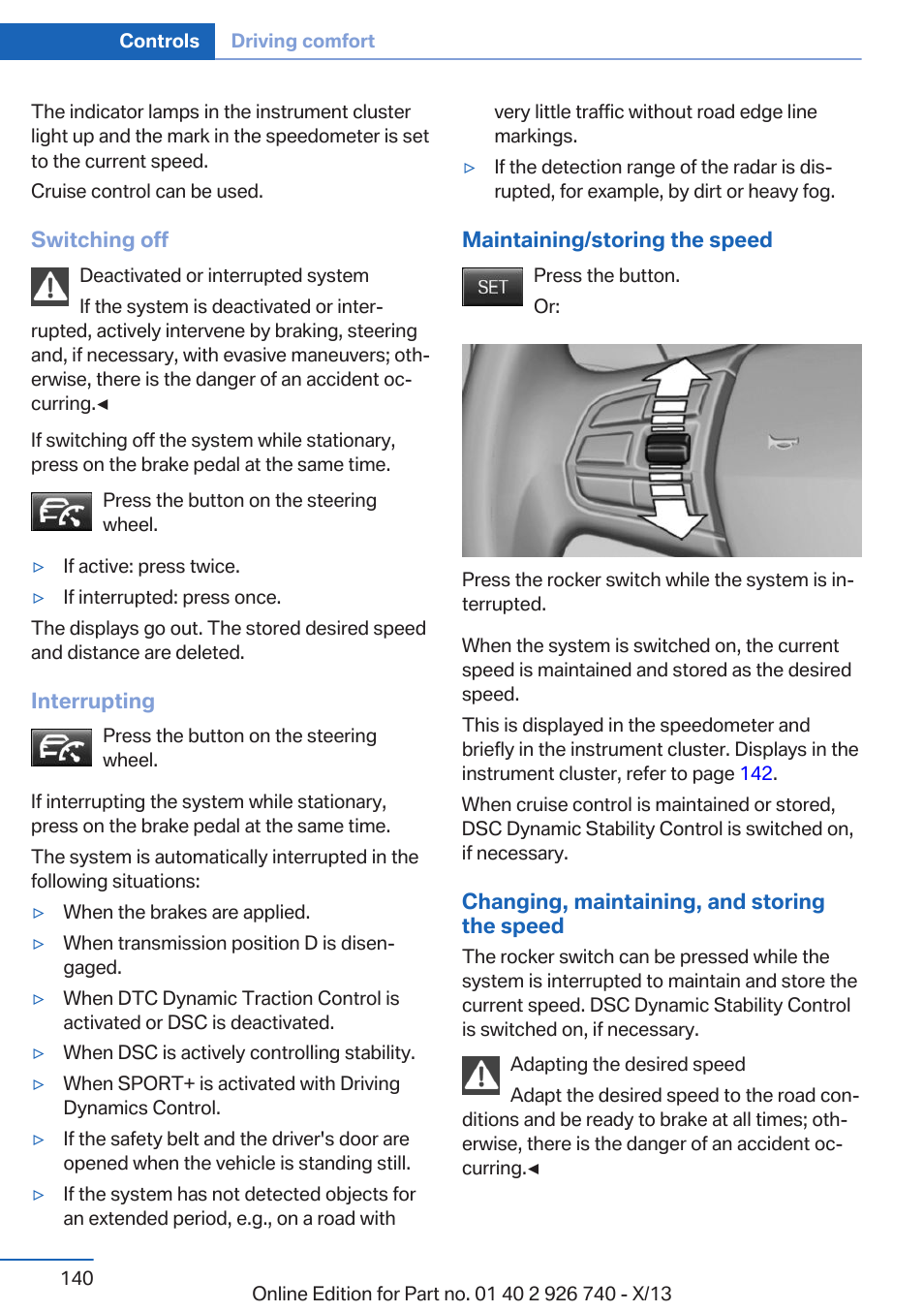 BMW X5 User Manual | Page 140 / 265