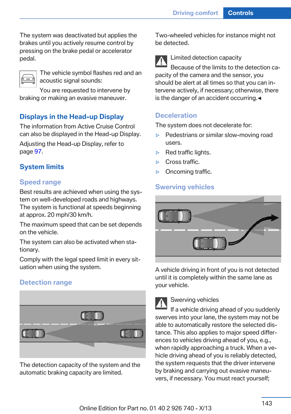 BMW X5 User Manual | Page 143 / 265