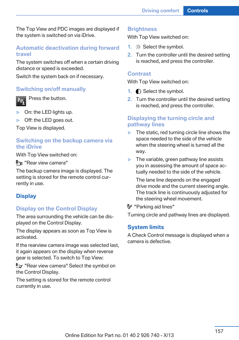 BMW X5 User Manual | Page 157 / 265