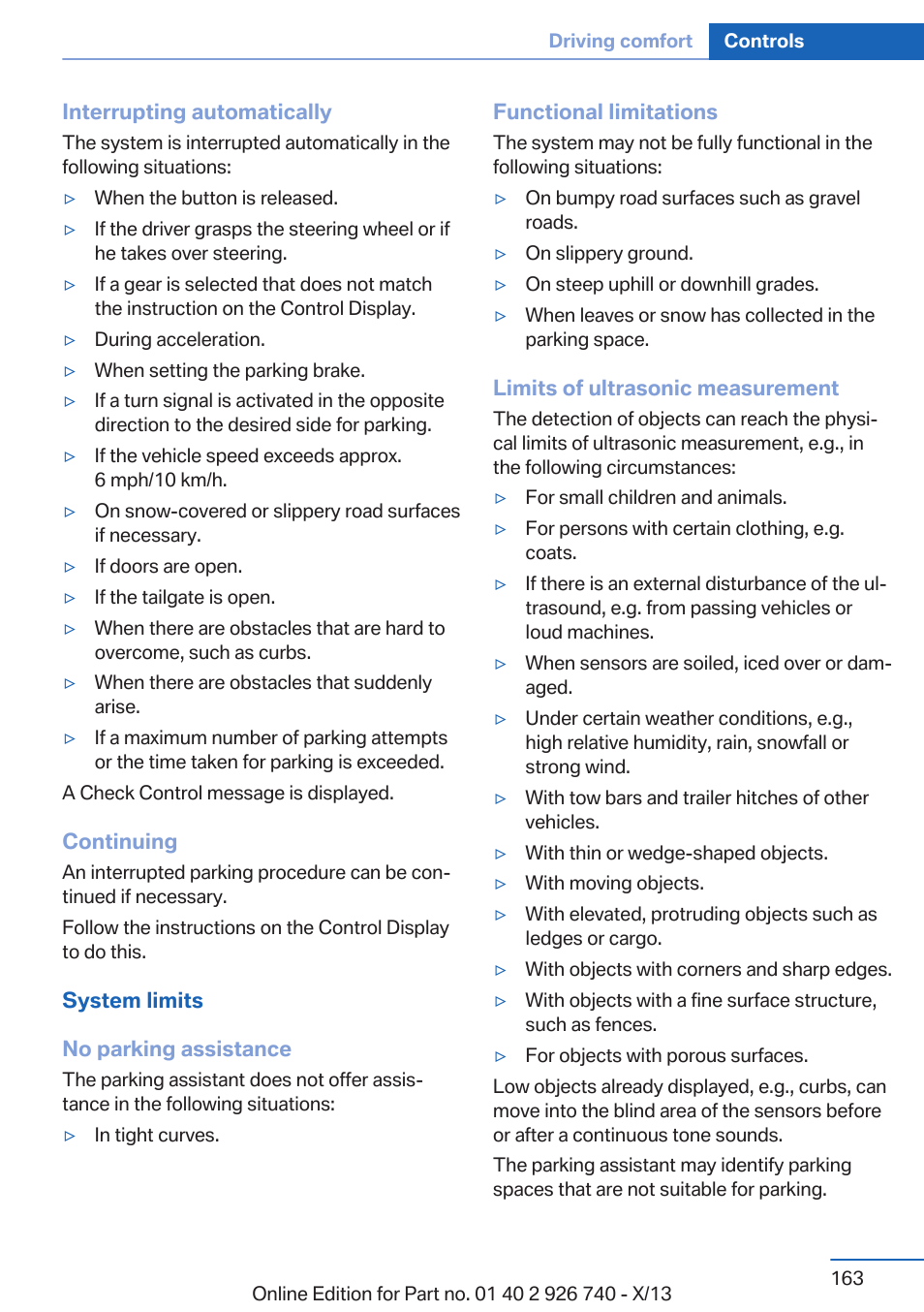 BMW X5 User Manual | Page 163 / 265