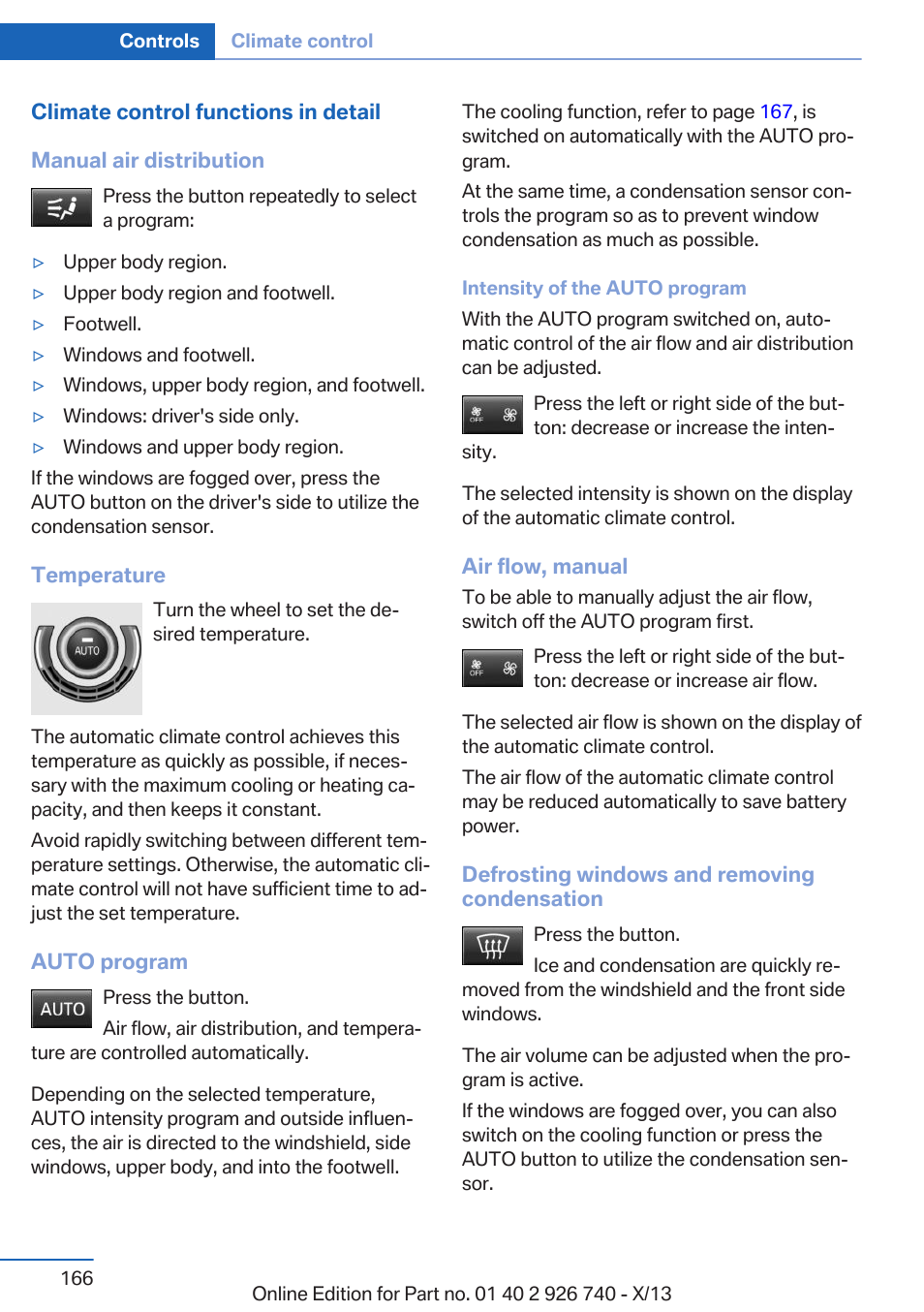 BMW X5 User Manual | Page 166 / 265