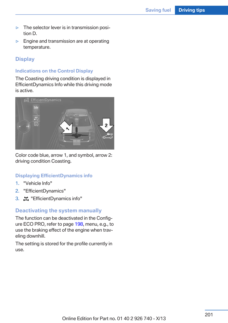BMW X5 User Manual | Page 201 / 265