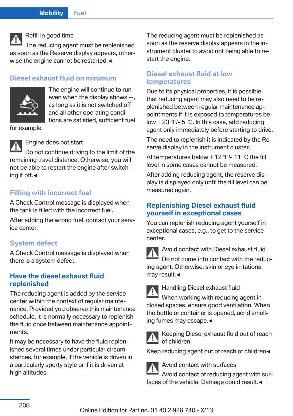 BMW X5 User Manual | Page 208 / 265