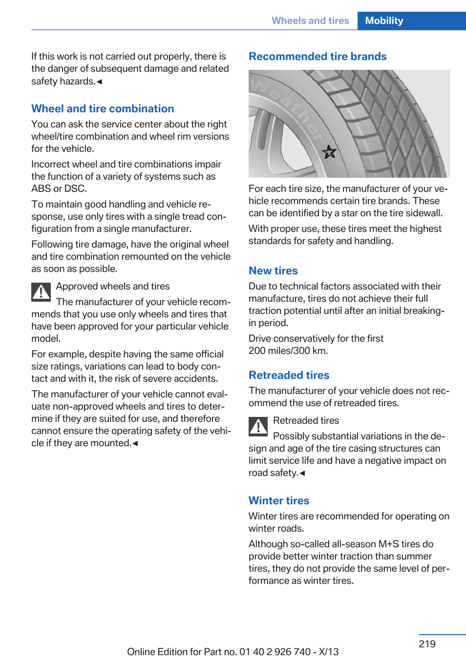 BMW X5 User Manual | Page 219 / 265