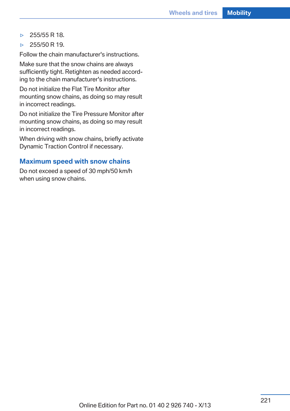 BMW X5 User Manual | Page 221 / 265