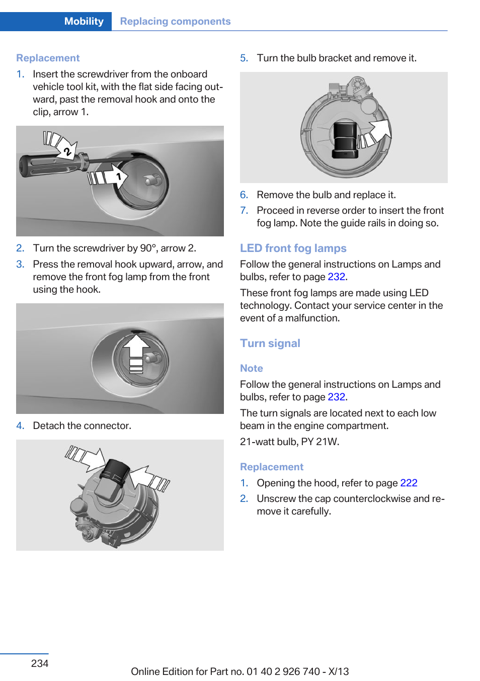 BMW X5 User Manual | Page 234 / 265