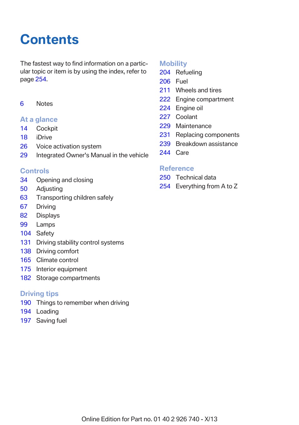 BMW X5 User Manual | Page 5 / 265