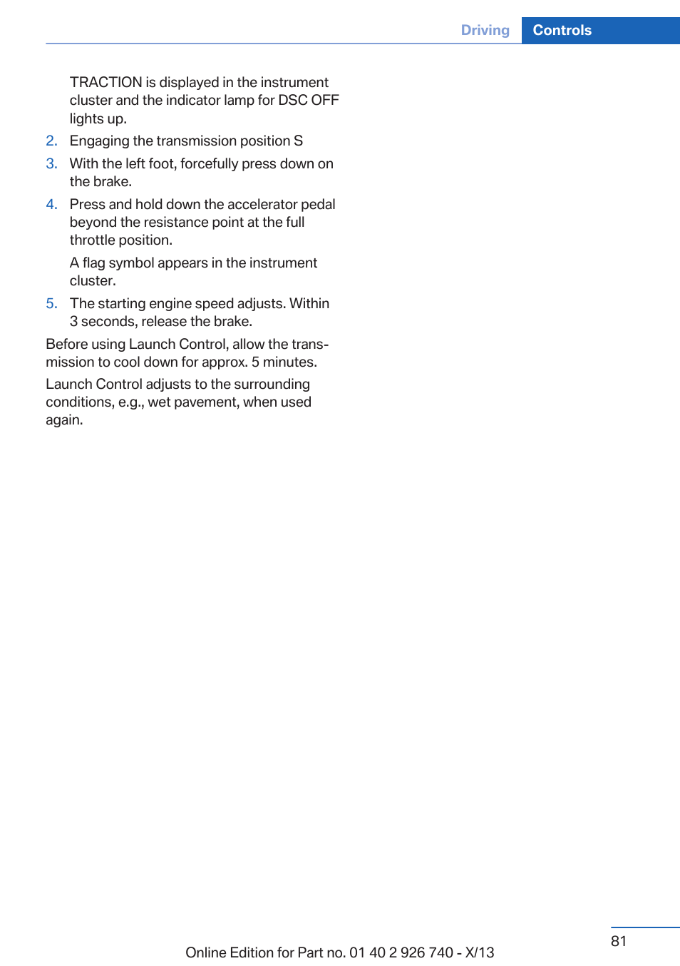 BMW X5 User Manual | Page 81 / 265