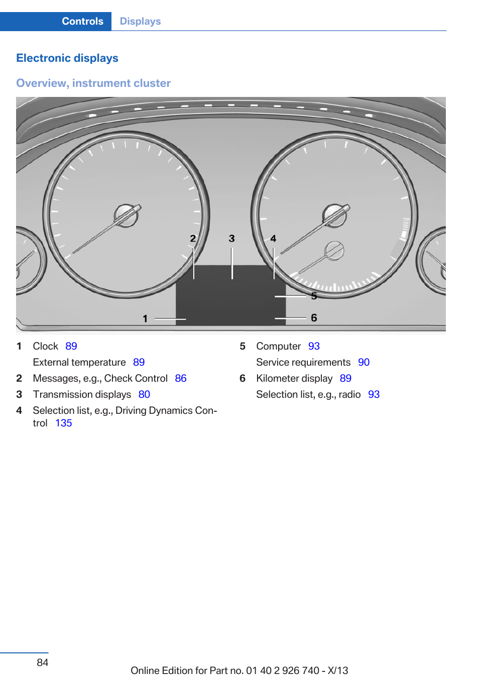 BMW X5 User Manual | Page 84 / 265