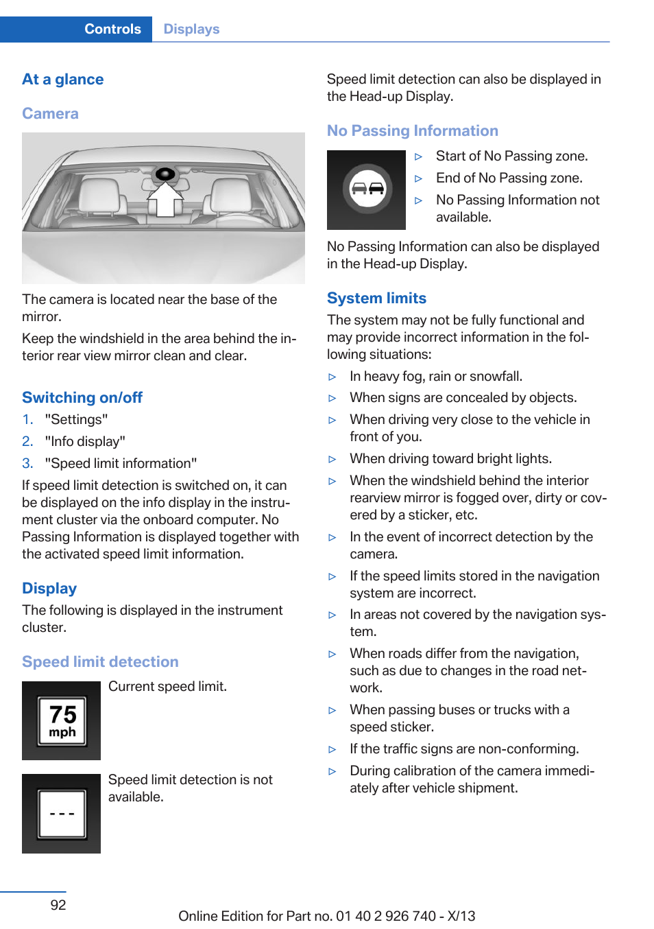 BMW X5 User Manual | Page 92 / 265