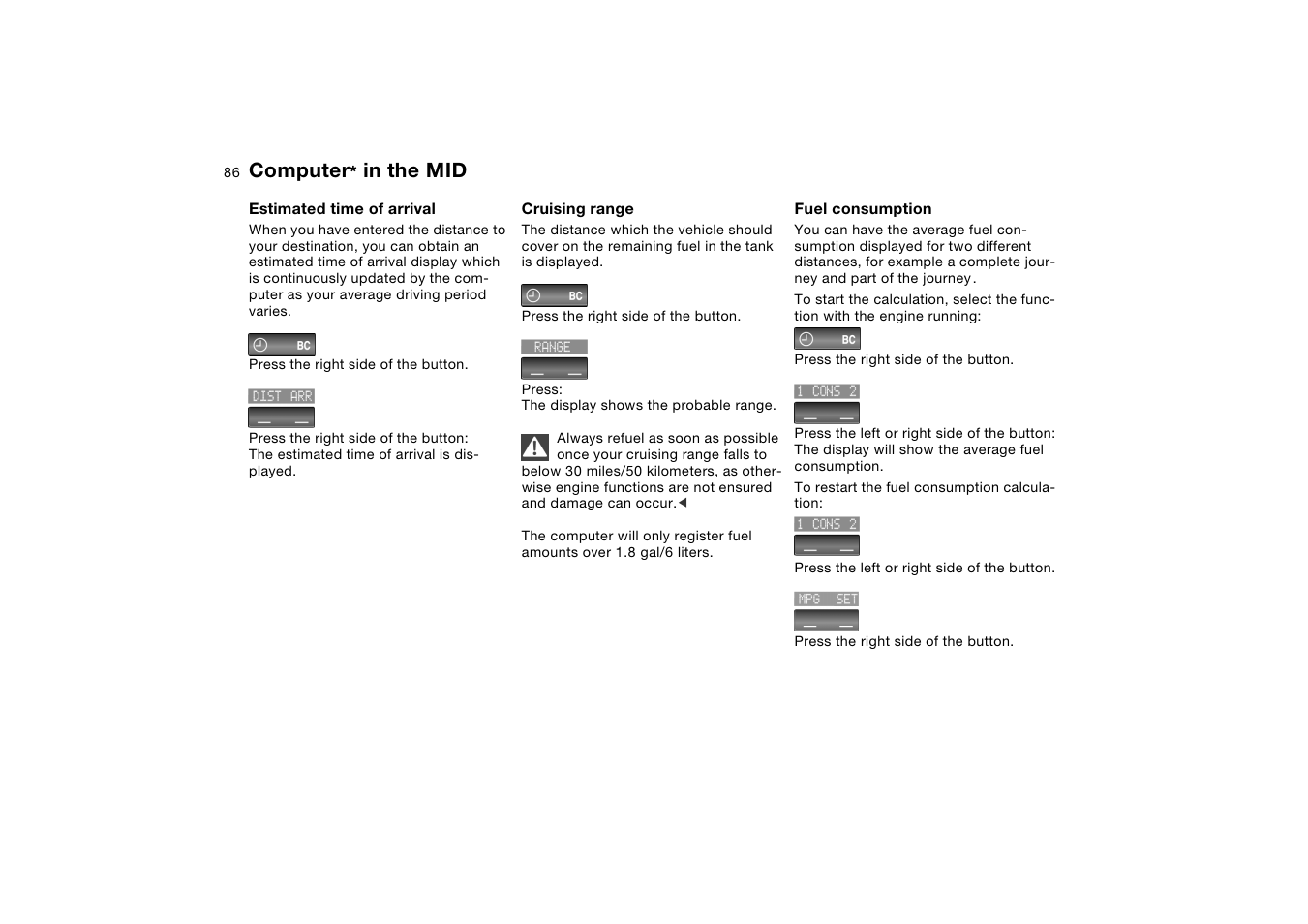 Computer | BMW X5 User Manual | Page 88 / 193