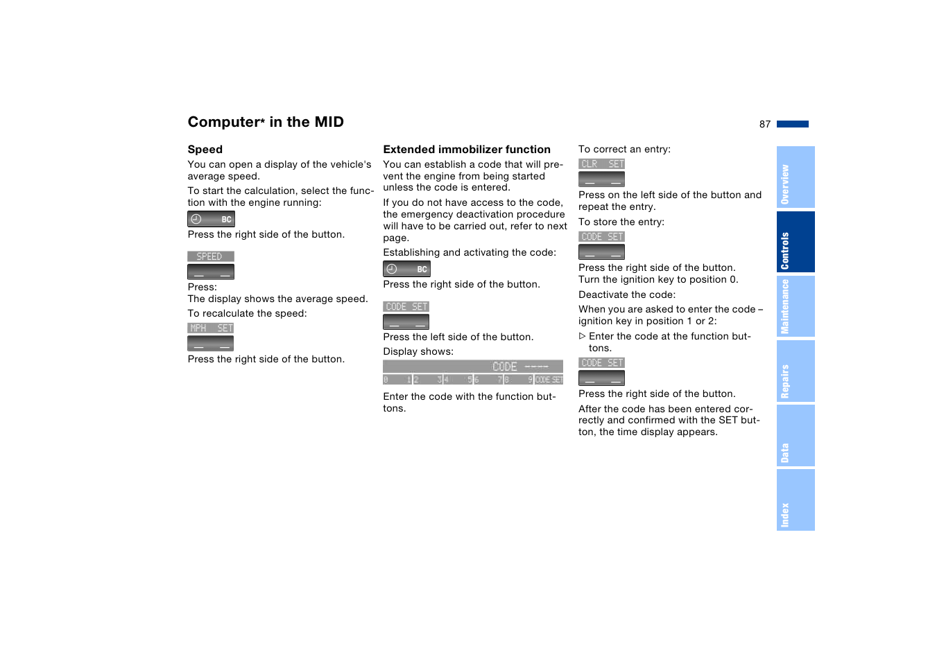 Computer | BMW X5 User Manual | Page 89 / 193