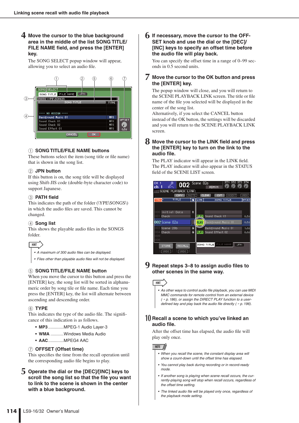 Yamaha LS9 User Manual | Page 114 / 290