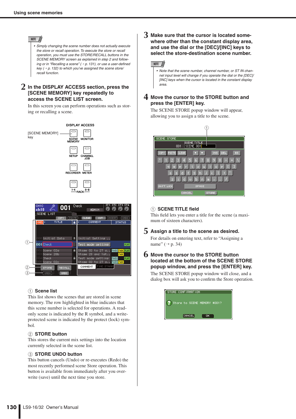 Yamaha LS9 User Manual | Page 130 / 290