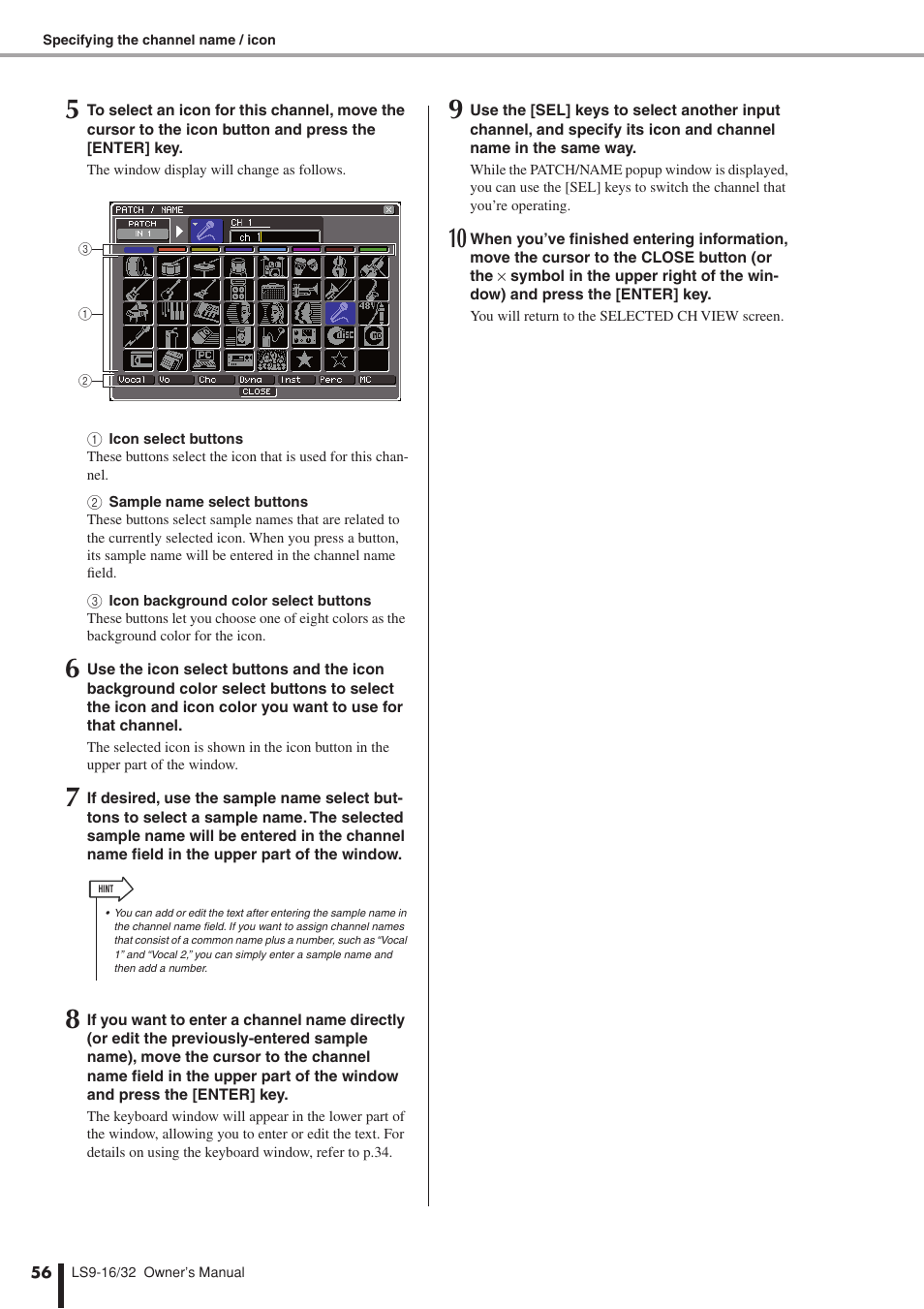 Yamaha LS9 User Manual | Page 56 / 290