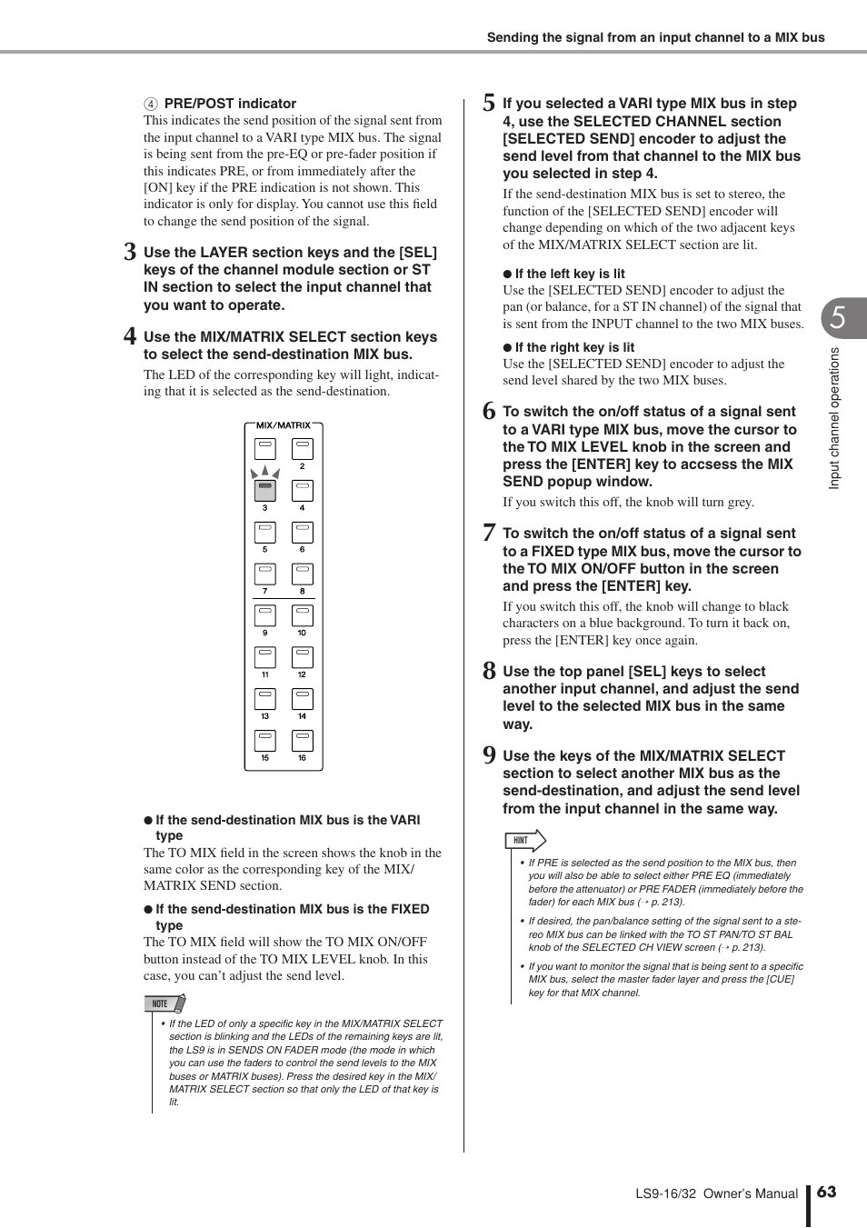 Yamaha LS9 User Manual | Page 63 / 290