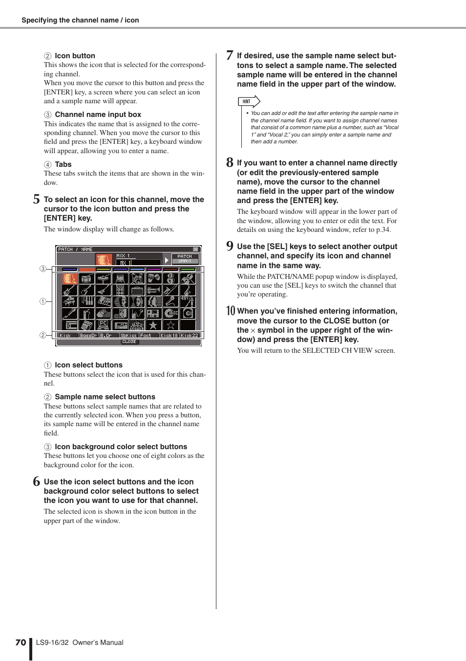 Yamaha LS9 User Manual | Page 70 / 290